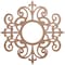 Ekena Millwork Dijon Wood Fretwork Pierced Ceiling Medallion, Wood (Paint Grade), 22"OD x 7 1/8"ID x 3/8"T CMWP22X22X0375DIMF - alternate 1
